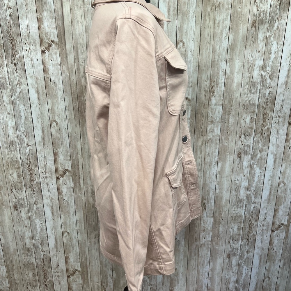 Cato Pink Utility Jacket Lightweight Collared - Picture 7 of 11